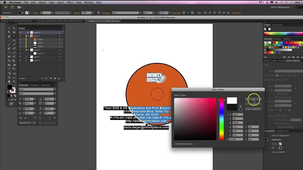 Adobe Illustrator Creating A Cd Label  Youtube pertaining to Adobe Illustrator Label Template