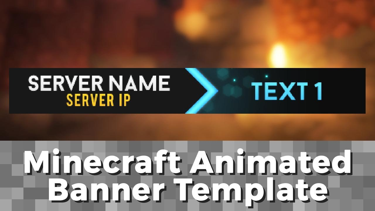 Advanced Gif Minecraft Animated Banner Template  &quot;elegant Dazzle within Animated Banner Templates