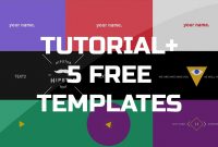 After Effects Tutorial  Gif Animated Banner   Free Templates with Animated Banner Template