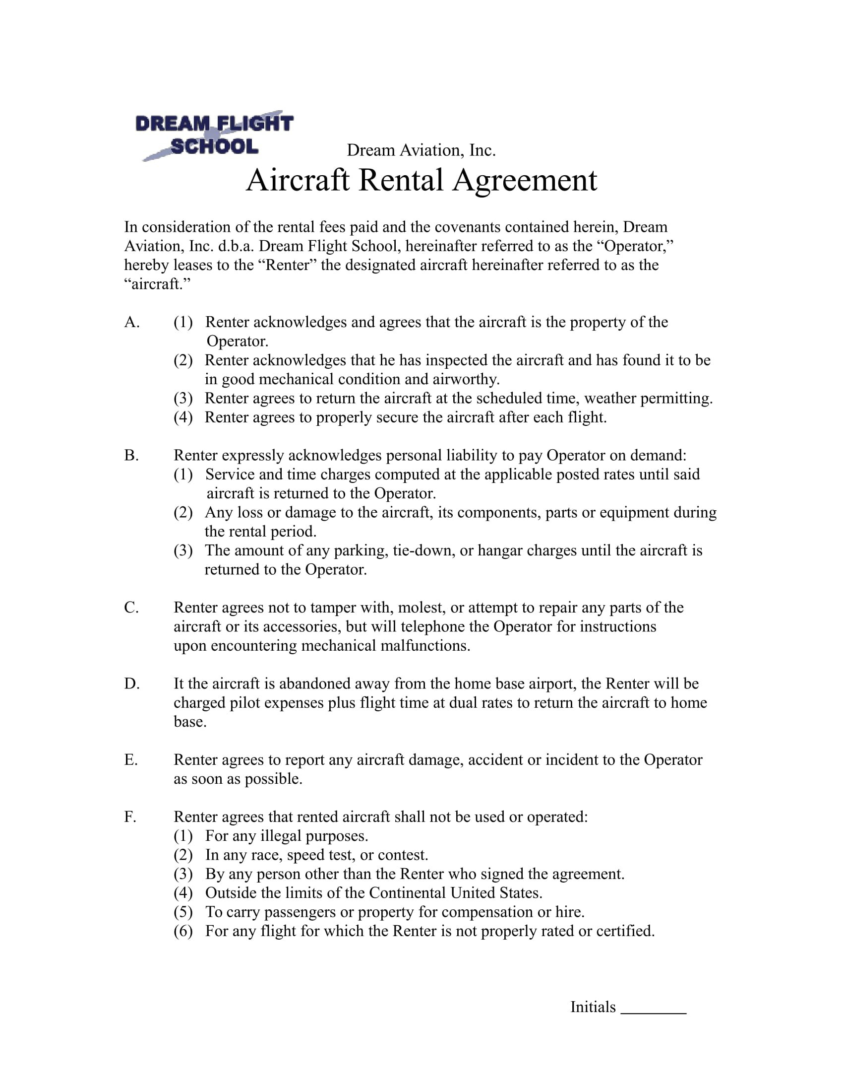 Agreement Examples In Word  Examples inside Pilot Test Agreement Template