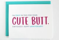 Anniversary Free Printable Funny Anniversary Cards Design Template in Template For Anniversary Card