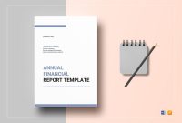 Annual Financial Report Template with Word Annual Report Template