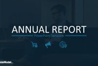 Annual Report Template For Powerpoint  Slidemodel with Annual Report Ppt Template