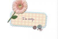 Apology Card Free Printable I'm Sorry  Apology Cards  Sorry Cards inside Sorry Card Template