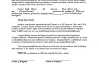Assignment Of Contract Template – Boardwalk Legal Aids in Contract Assignment Agreement Template