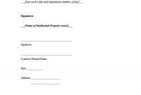 Assignment Of Intellectual Property Rights Agreement Template regarding Intellectual Property Assignment Agreement Template