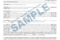 Assignment Of Lease Agreement  Nevada Legal Forms  Services intended for Claim Assignment Agreement Template