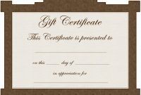Avon Gift Certificate Template  Clip Art Library within Tattoo Gift Certificate Template