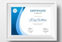 Award Certificate Template   Design Illustration Art with Small Certificate Template
