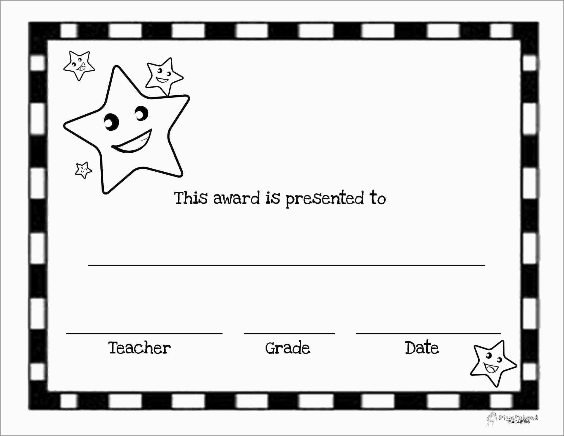 Award Certificate Template Free New Achievement Certificate regarding Best Teacher Certificate Templates Free
