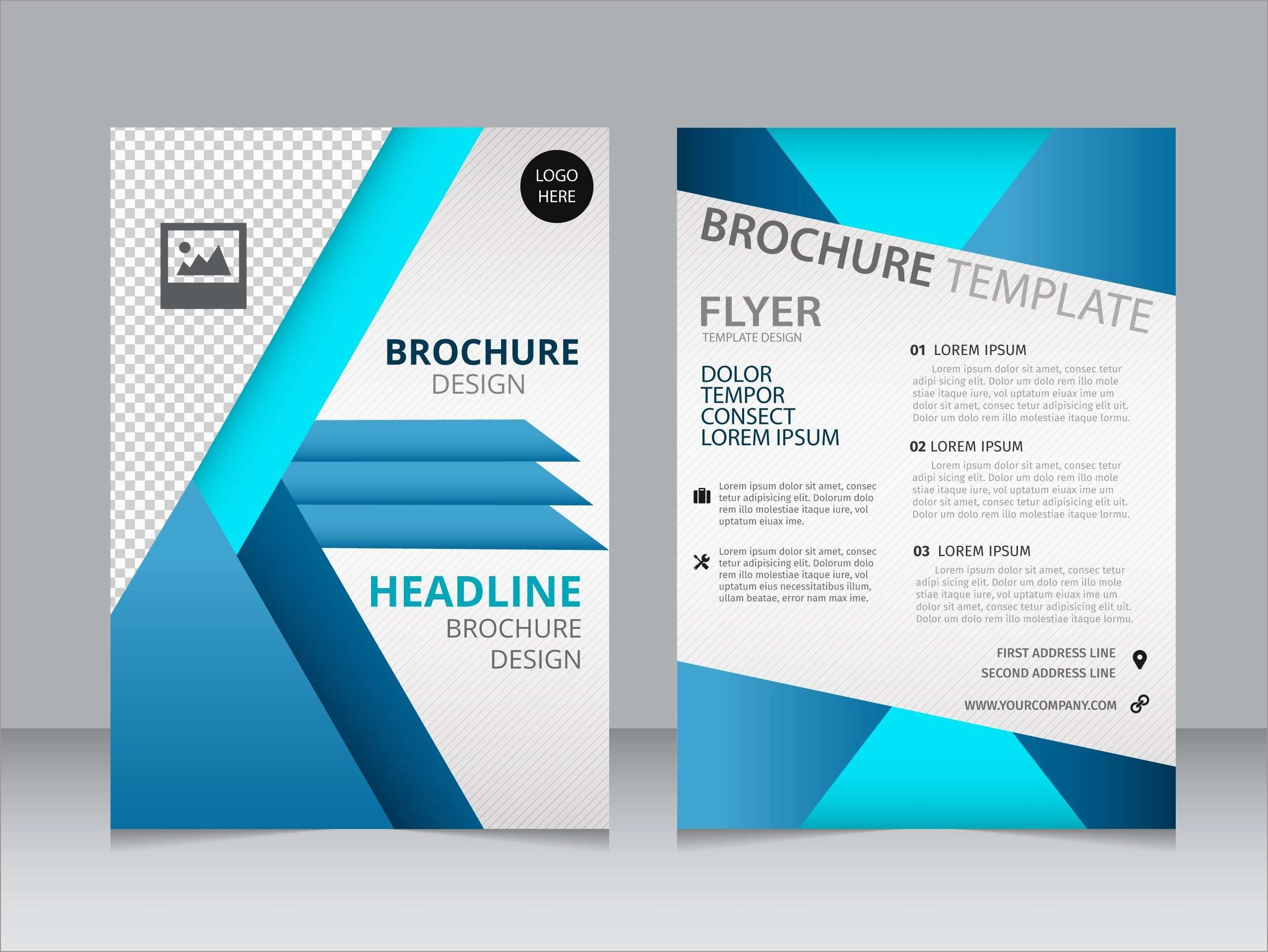 Awesome Template For Brochure Design Free Download  Best Of Template inside Free Brochure Template Downloads