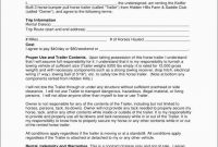 Awesome Trailer Lease Agreement Template Free  Best Of Template throughout Rv Rental Agreement Template