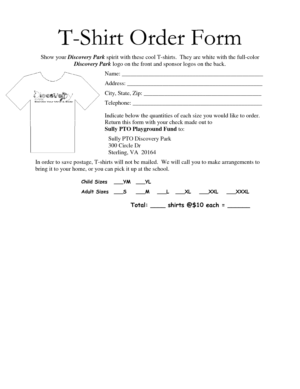 Awesome Tshirt Order Form Template Free Images  Projects To Try with regard to Blank T Shirt Order Form Template