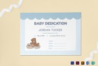 Baby Dedication Certificate Design Template In Psd Word Publisher for Baby Dedication Certificate Template