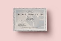 Baby Dedication Certificate Template Boy Or Girl Instant  Etsy in Baby Dedication Certificate Template