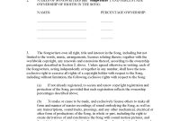 Bandforms — Songwriter Agreement pertaining to Songwriter Agreement Template