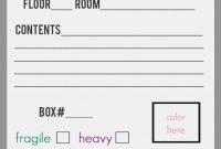 Bankers Box Storage Box Labels – Storage Box Labels Template – Label intended for Storage Label Templates