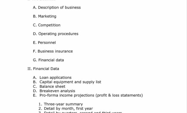 Basic Business Plan Template Unique Templates Simple  Page Word pertaining to 1 Page Business Plan Templates Free