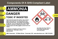 Basic Chemical Safety – Max Iv intended for Ghs Label Template Free
