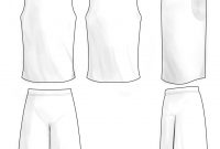 Basketball Uniform Template The Blueprints Com Vector Drawing throughout Blank Basketball Uniform Template