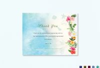 Beach Thank You Card Template In Psd Word Publisher Illustrator intended for Thank You Card Template Word