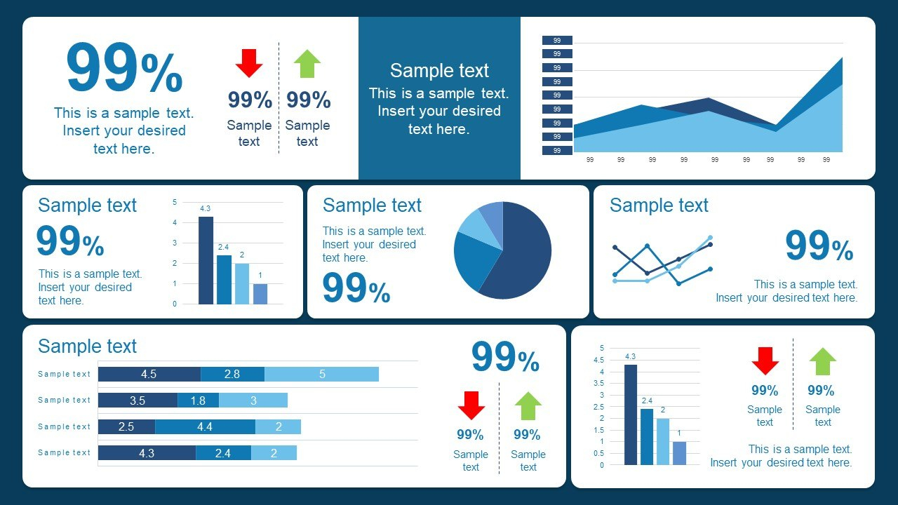 Best Dashboard Templates For Powerpoint Presentations pertaining to Powerpoint Dashboard Template Free