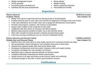 Best Fitness And Personal Trainer Resume Example  Livecareer with regard to Personal Training Cancellation Policy Template