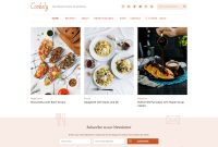 Best Food WordPress Themes For Sharing Recipes   Athemes throughout Blank Food Web Template
