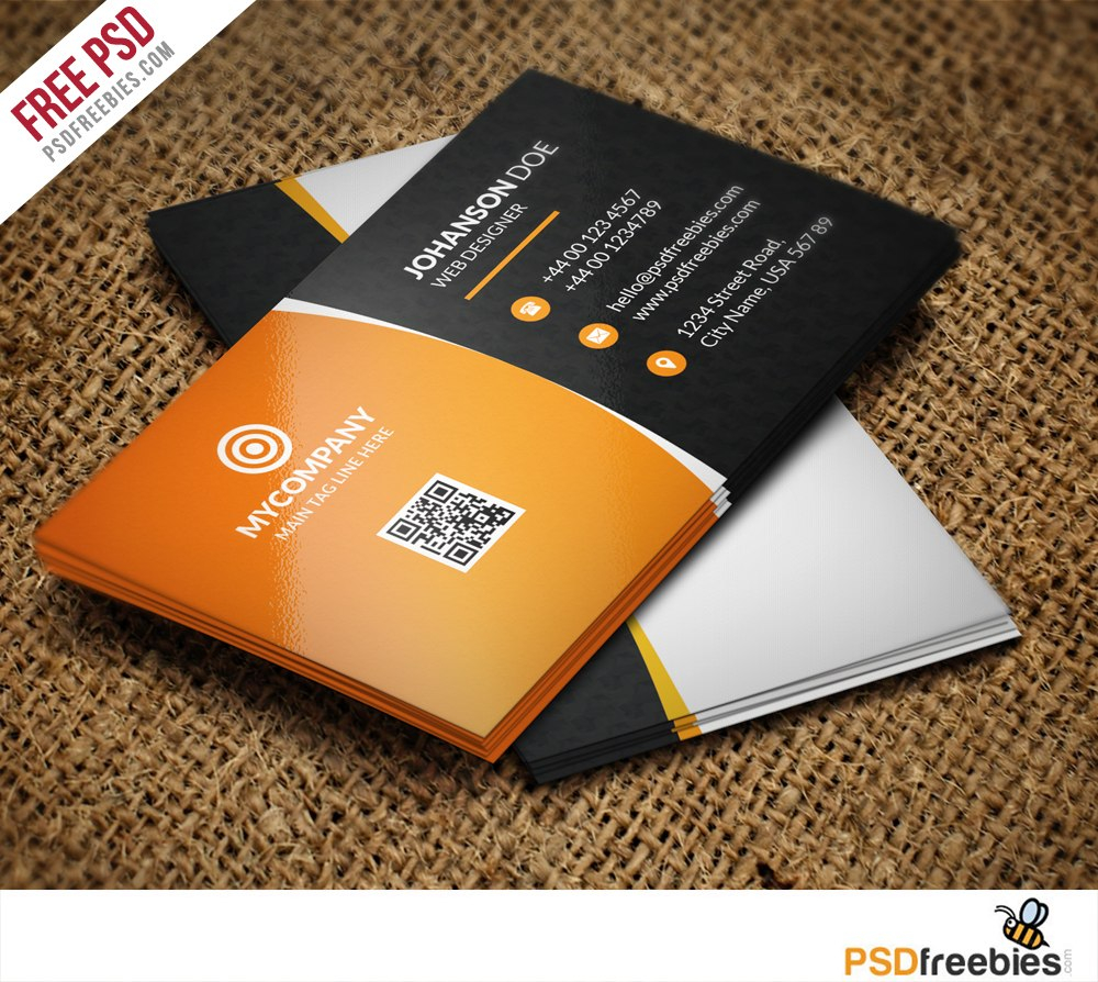 Best Free Modern Business Card Psd Templates  Webrecital intended for Free Complimentary Card Templates