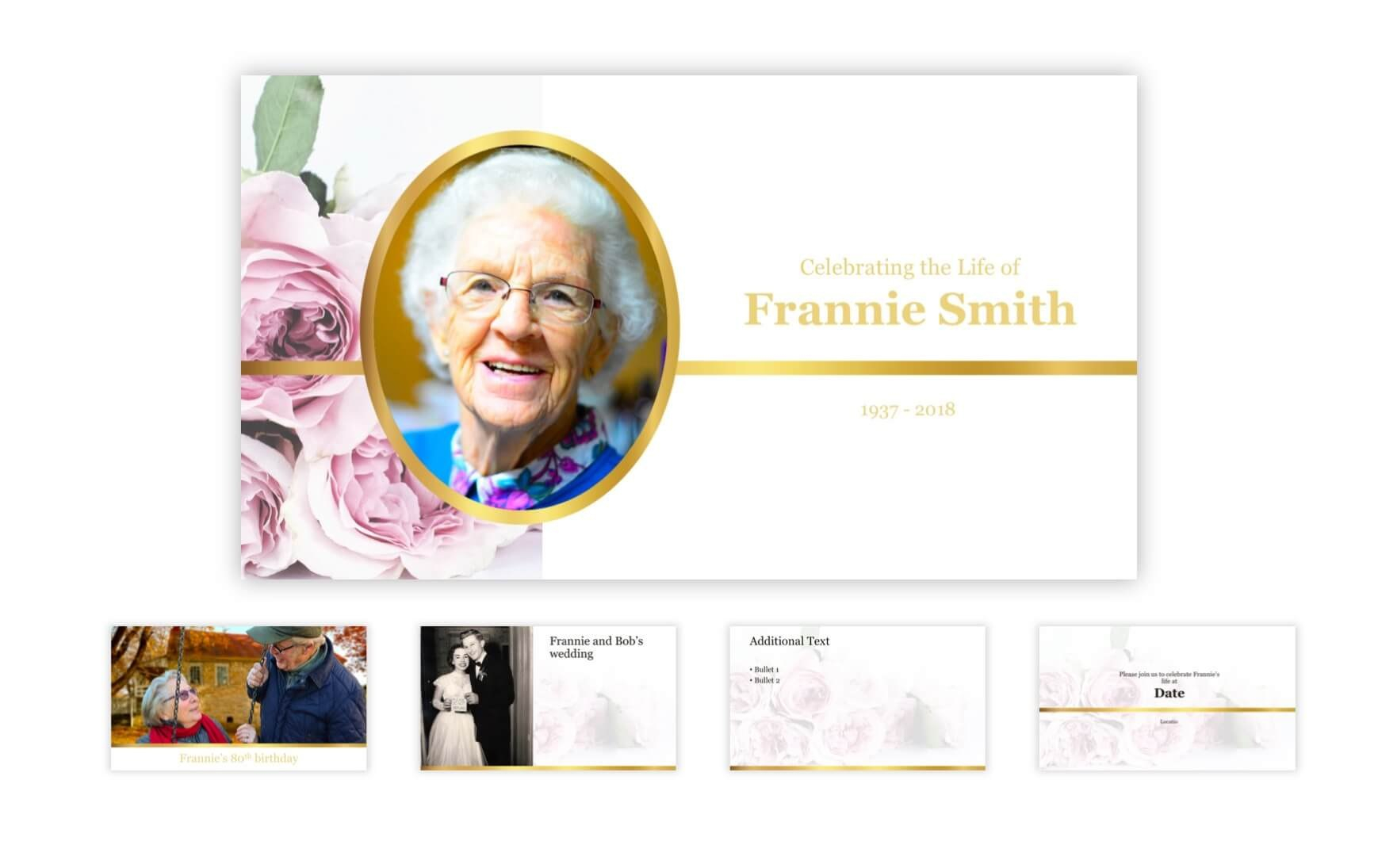 Best Funeral Powerpoint Templates Of   Adrienne Johnston regarding Funeral Powerpoint Templates