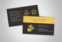 Best Of Military Business Cards Templates  Hydraexecutives intended for Usmc Meal Card Template