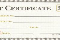 Best Of Restaurant Gift Certificate Template Free Download  Best Of with Restaurant Gift Certificate Template