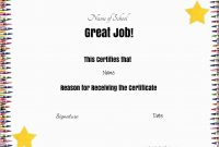Best Of Years Of Service Certificate Template Free  Best Of Template with regard to School Certificate Templates Free