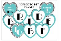 Best Photos Of Bride To Be Banner Template  Diy Bridal Shower with Free Bridal Shower Banner Template
