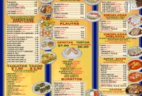 Best Photos Of Mexican Restaurant Menu Template Blank Free pertaining to Mexican Menu Template Free Download