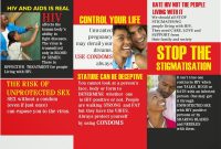 Best Photos Of Student Educational On Hiv Aids Brochure  Brochure with Hiv Aids Brochure Templates