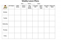 Best  Preschool Lesson Plan Template Ideas On Pinterest Daycare for Blank Preschool Lesson Plan Template