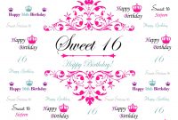 Best  Sixteen Background On Hipwallpaper  Sweet Sixteen for Sweet 16 Banner Template