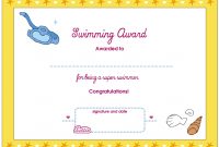 Best Solutions For Swimming Certificate Templates Free About Free in Free Swimming Certificate Templates