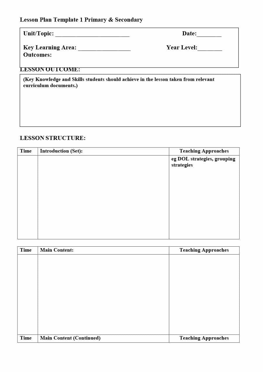Best Unit Plan Templates Word Pdf ᐅ Template Lab throughout Blank Unit Lesson Plan Template