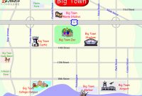 Big Town  Character Cards To Print For Language Classes English for Blank City Map Template