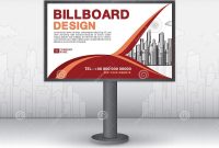 Billboard Banner Template Vector Design Advertisement Realistic intended for Outdoor Banner Template