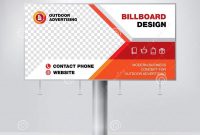 Billboard Design Template Banner For Outdoor Advertising Posting with regard to Outdoor Banner Design Templates