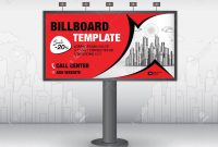 Billboard Design Vector Banner Template Advertisement Realistic pertaining to Outdoor Banner Template