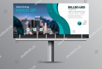Billboard Template Designs Outdoor Advertising Leaflet Stock Vector within Vinyl Banner Design Templates