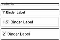 Binder Spine Label Template Ideas Free Printable Labels For intended for Ring Binder Label Template
