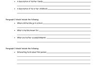 Biography Report Outline Worksheetpdf  Projects To Try  Biography pertaining to Student Grade Report Template