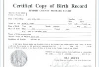 Birth Certificate Designs  Sansurabionetassociats regarding Birth Certificate Fake Template