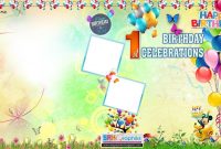 Birthday Flex Banner Design Psd Template Free Downloads  Srk throughout Photoshop Birthday Card Template Free