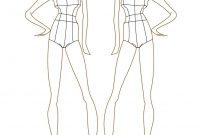 Blank Body Sketch At Paintingvalley  Explore Collection Of with Blank Model Sketch Template